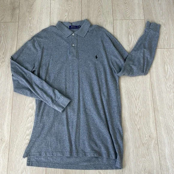 Ralph Lauren Polo Long Sleeve Large Tall - Picture 2 of 4